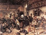 Jan Steen Village School painting